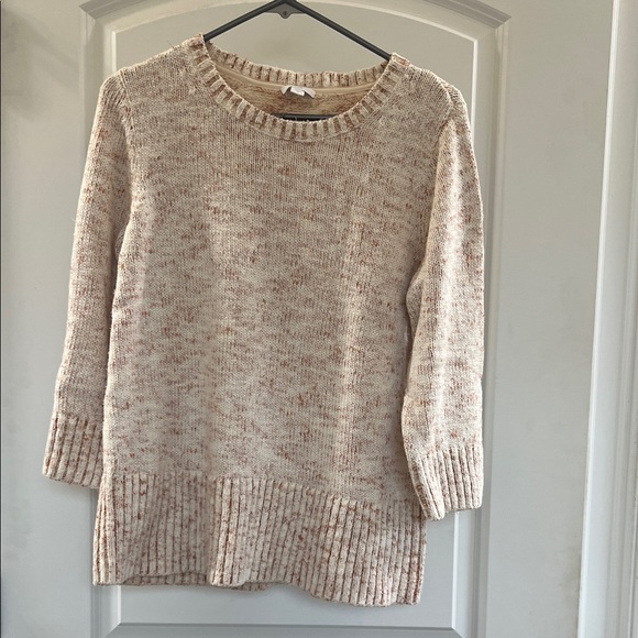 J. Jill Speckled Cream Sweater - Picture 1 of 5